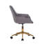 Chaise de travail en velours Garrow-1218215329