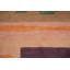 Tapis à motif géométrique de teinture végétale oriental 8 x 10