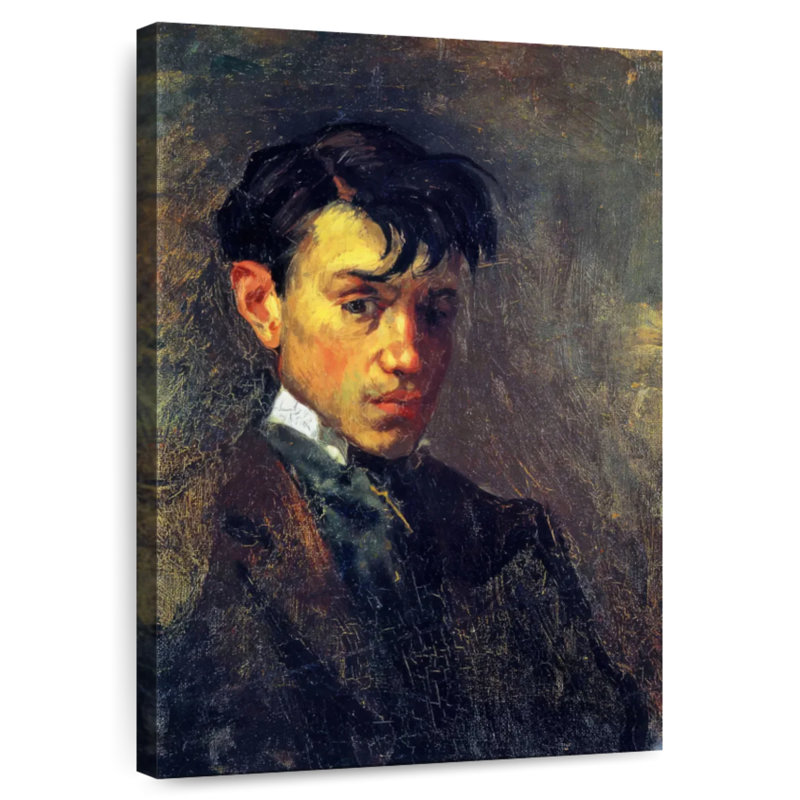 Autoportrait de Leisha, 1896, H 24 po x l 16 po