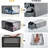 12-Pack Clear Stackable Shoe Storage Boxes With Magnetic Door, Thickened Plastic Shoe Organizer, Drop Front Design
