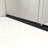5476 Inch North American Frameless Double Sliding Matte Black Shower Door With Adjustable Soft Closing Function 8Mm Tempered Glass With Nano Easy Cleaning And Stick Explosion-Proof Menbrance