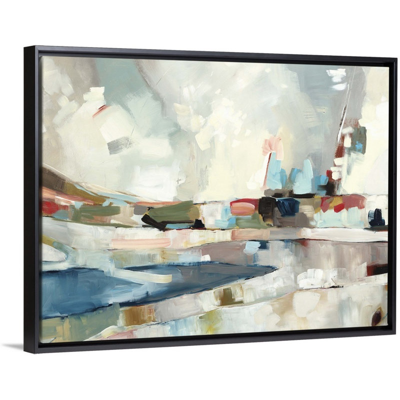 « Outdoor backdrop » par Kari Taylor, reproduction d’art, Cadre noir, H 20 po x l 26 po x 1,75 po
