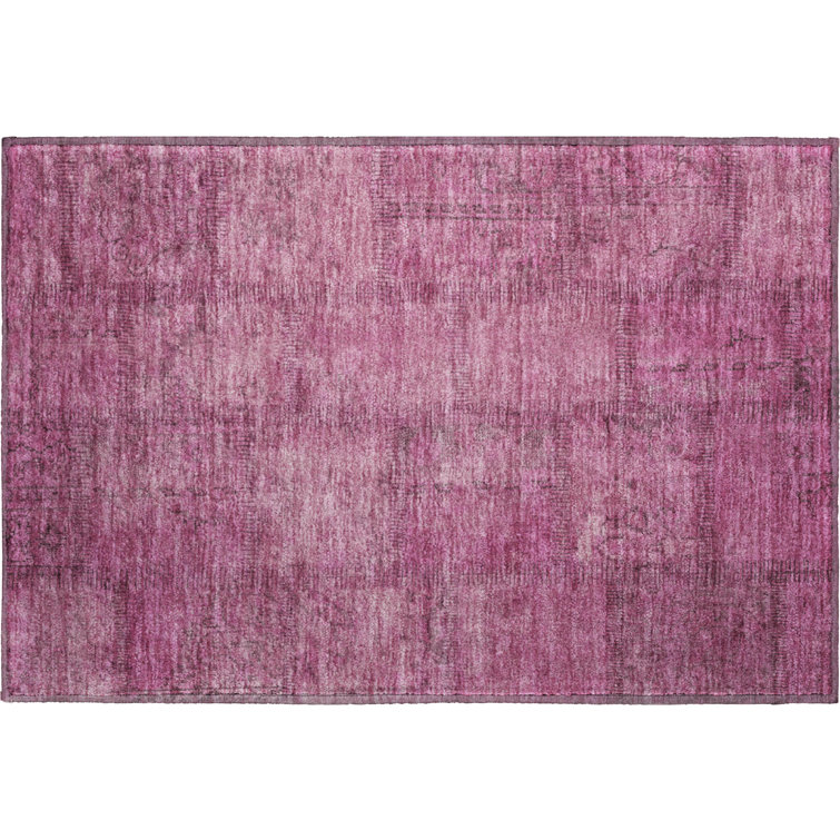 Premium Machine Washable Prisco Blush Rug