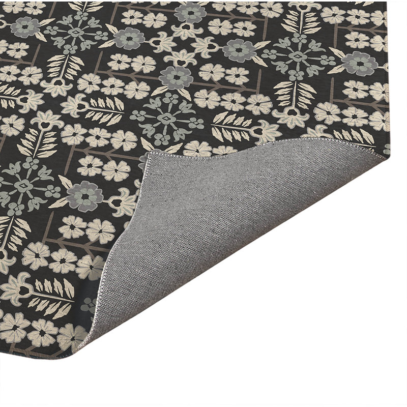Tapis de bureau Madden, Gris anthracite, L 36 po x P 60 po