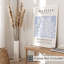 Abstrait matisse découpé bleu doux Mid-Century, reproduction d'art moderne sans cadre-1275810097