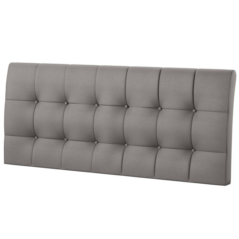Tête de lit tapissier Norwalk, Très grand, Gris
