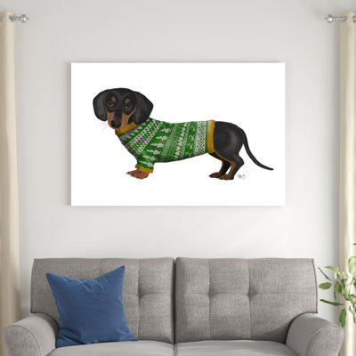 «Christmas Des» par Fab Funky - impression sur toile tendue