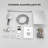 Chrome Alloy Double-Handle Double-Head 9-Inch Square High-Pressure Shower Faucet (With Valve)-116877164