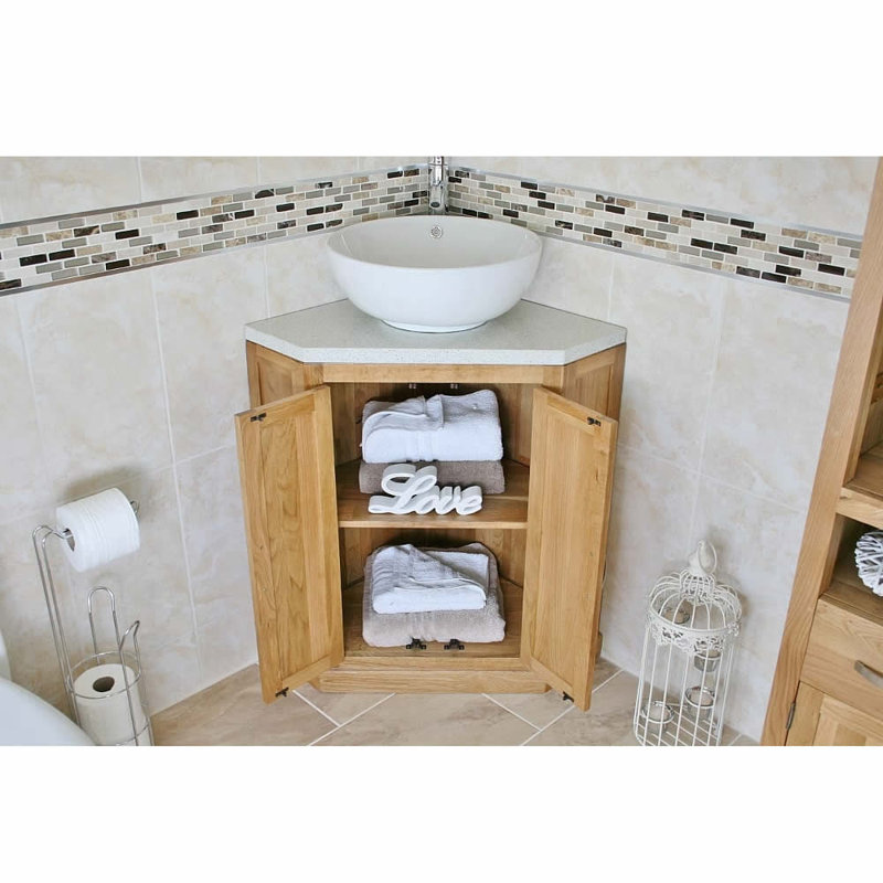 Dees 550mm Single Bathroom Vanity with Vessel Ceramic Basin