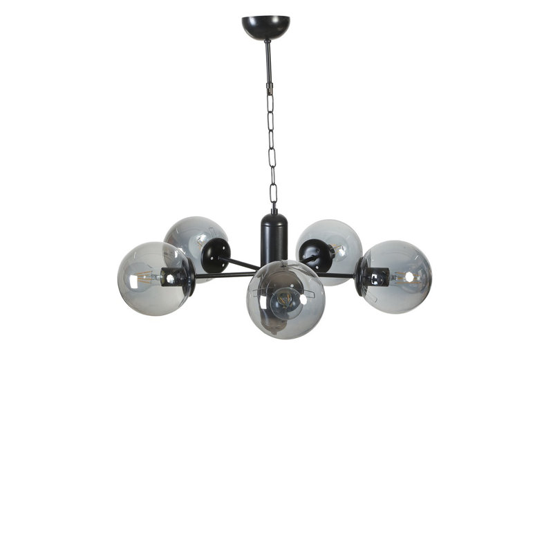 Chandle Chandelier, Fume/Black