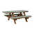 Seafoam Top/Antique Mahogany Base selected
