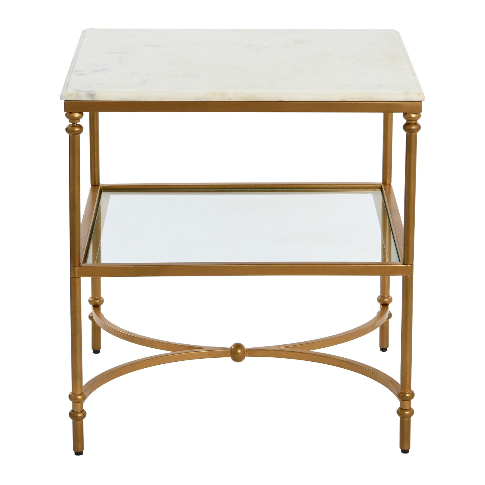 Libertine End Table, Gold
