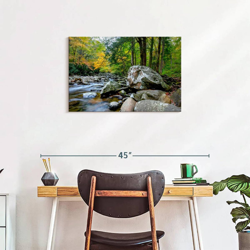 Harnek Autumn Mountain Stream, H 20 po x l 30 po