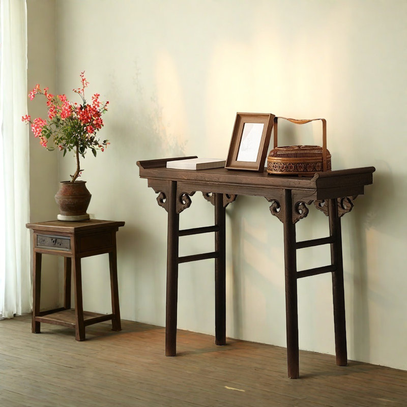 Echavarria, 31.5" H x 39.4" W x 13.8" D, Dark Brown