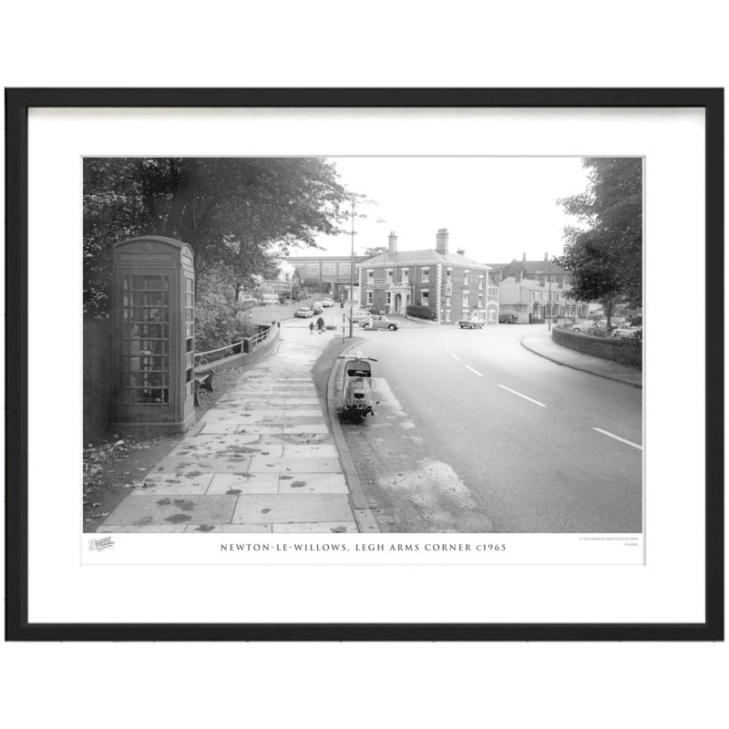 Newton-Le-Willows, Legh Arms Corner C1965 by Francis Frith - Single Picture Frame Print, 28cm H x 36cm W x 2.3cm D