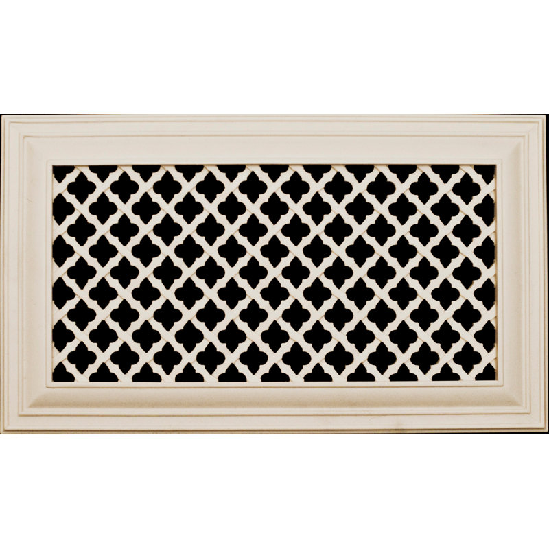 Grille murale en résine non finie - à peindre, 14 po x 6 po