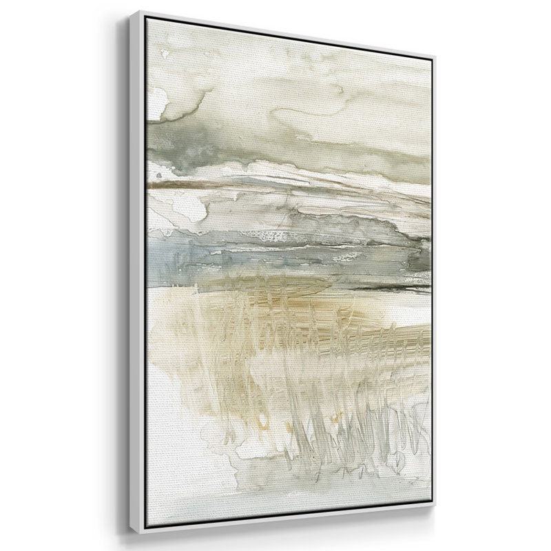 Stark Neutral Landscape II, 3 pièces, H 24 po x l 48 po x P 2 po, Blanc