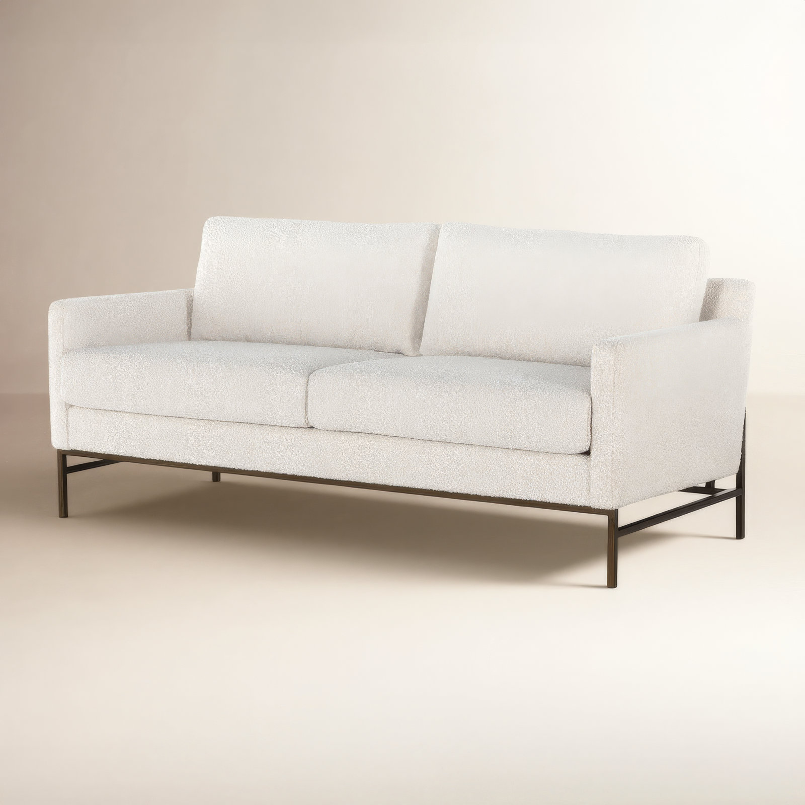 Whitman 74'' Upholstered Sofa, Knoll Natural