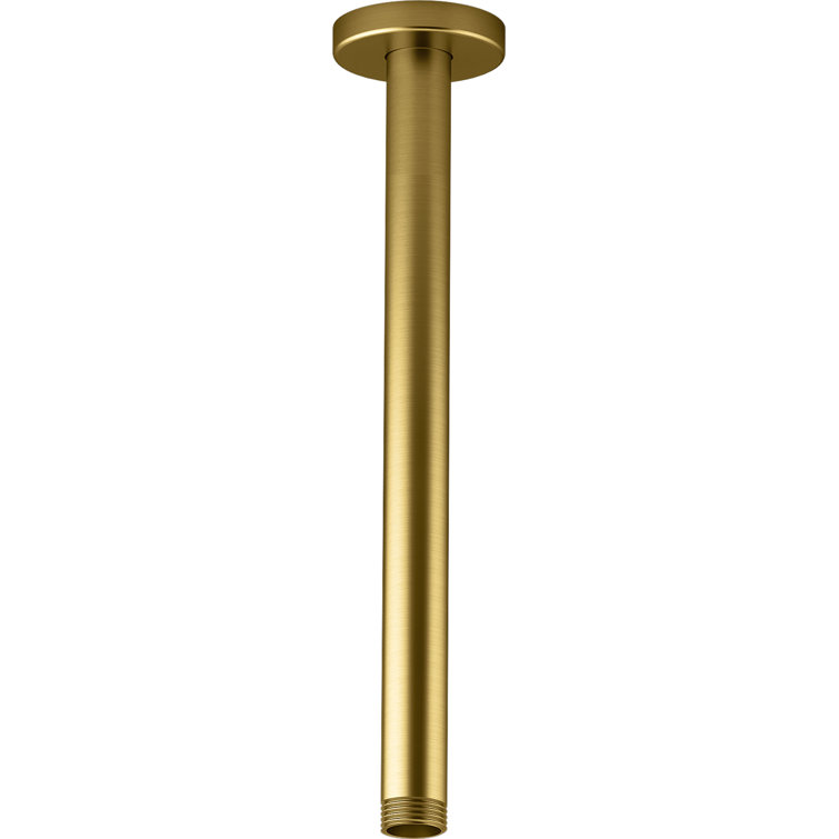 Statement 12 in. Ceiling-Mount Single-Function Rainhead Arm And Flange