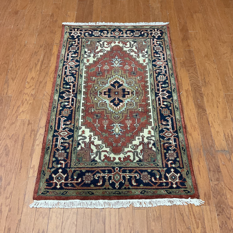  Tapis en laine fait à la main Heriz