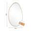 Pirlo Metal Oval Mirror-1251482237