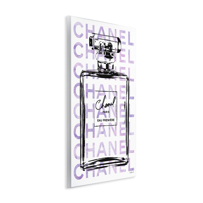 Bouteille de parfum Glam, H 15 po x l 10 po