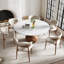Otelia 7PCS Round Dining Table Chairs Set-1730731919-1723236840-1730731918