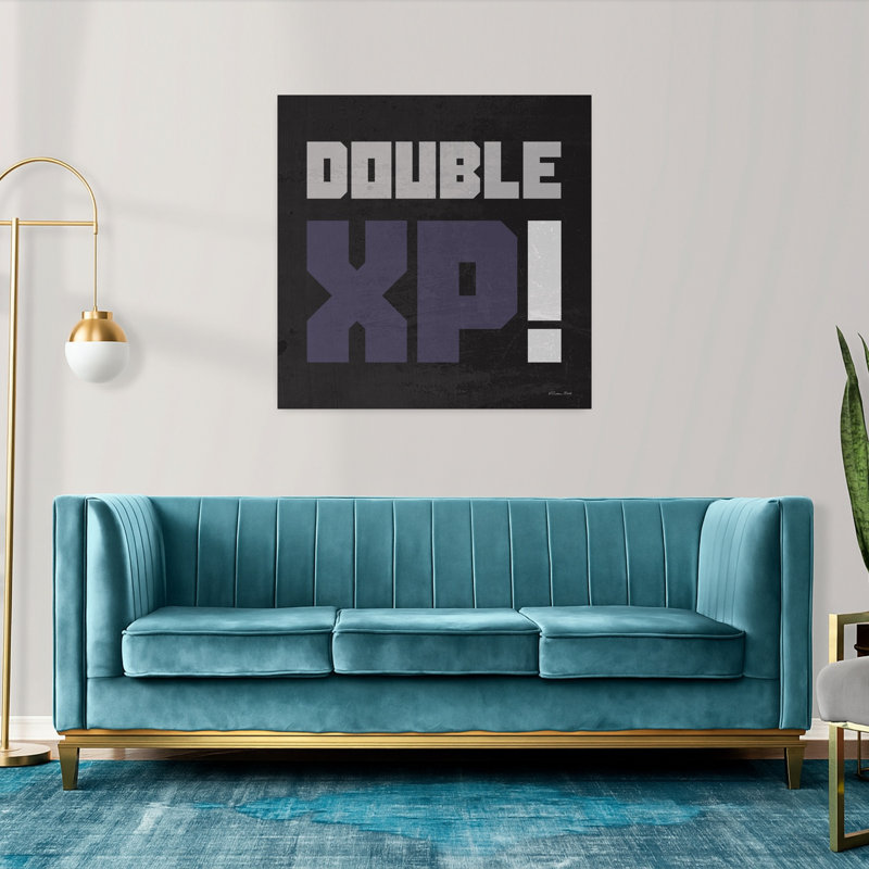 Double Xp, art contemporain abstrait, H 36 po x l 36 po