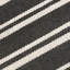 Palma 2x3 Hand Woven Performance Stripe Charcoal Fabric Rug-1333054959