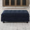Tabouret de rangement avec repose-pieds de 46,9 po Skerl
