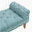 Button-Tufted End Of Bed Bench,Large Upholstered Ottoman,Foot Rest With Legs,Footstool With Rolled Arms,Upholstered Fabric Bench,Indoor Bench For Bedroom,Living Room,Entryway,Dusty Teal-2026450287-2026450285