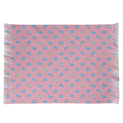 Rose baleines Tapis décoratif