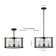 Cantara 3 - Light Oil Rubbed Bronze Unique/Statement Pendant