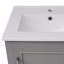 Petit meuble-lavabo moderne avec lavabo en céramique-247768625