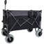 Chariot à roulettes pliable 9 po x 4 po tout-terrain à roues-ballon de 300 l xl - capacité de 480 lb, compatible sable et terrain accidenté, avec freins, poches et porte-gobelets
