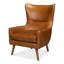 Patron Leather Wingback Chair