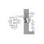 Mélangeur de douche thermostatique 1 bouton-38783463