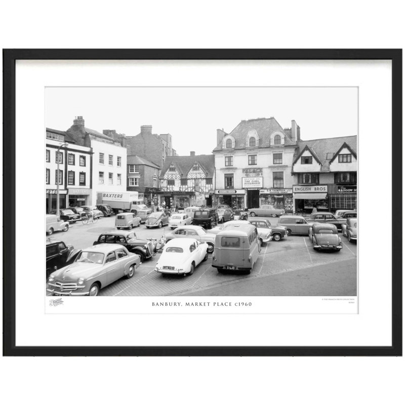 Banbury, Market Place C1960 by Francis Frith - Single Picture Frame Print, 60cm H x 80cm W x 2.3cm D