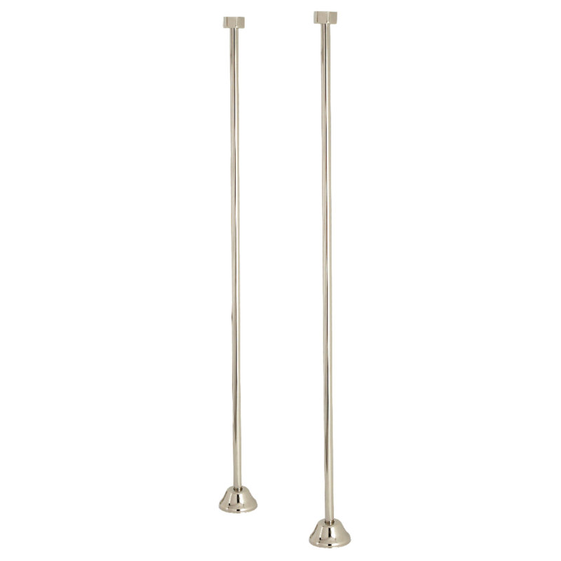 Kingston Brass Vintage Straight Bath Supply, Polished Nickel