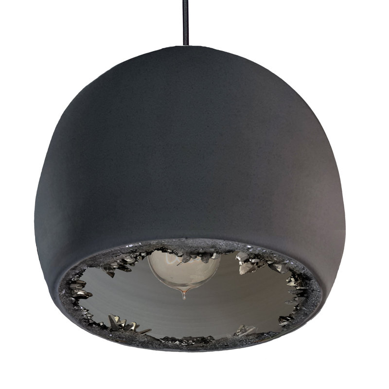 Geode 1 - Light Pendant, Black, Matte Black