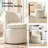 Chrysten 24''W Modern Channel-Tufted Backrest Dining Chair with Wheels-114288422
