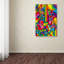 « pop art guitare motif 916 », impression sur toile tendue-31285097