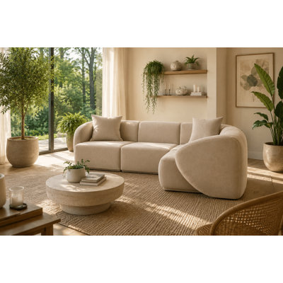4 Seater Corner Sectional Lotario For Living Room Apartment