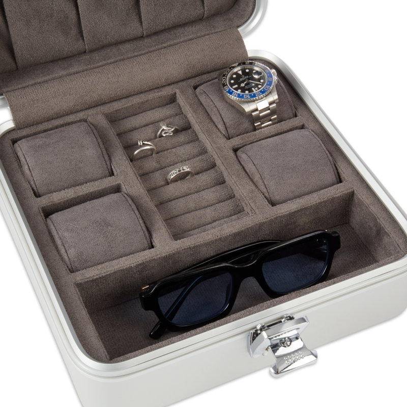 Boîte à bijoux et montre Sterling