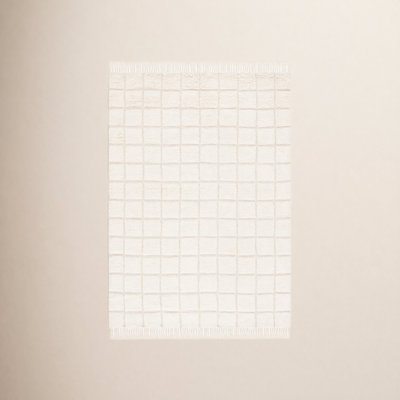 Hand-Woven Geometric Rug