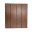 Paquet de 44 tuiles de terrasse emboîtables de 12 po x 12 po, plancher de patio extérieur imperméable avec base de drainage et surface antidérapante, plancher en plastique à emboîter pour balcon, porche, bord de piscine, cour et jardin