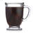 Libbey Kona Glass Coffee Mugs, 16-ounce
