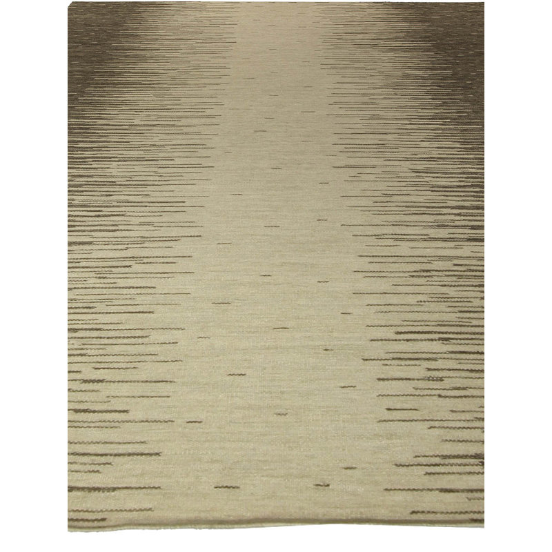 Modern One-of-a-Kind Rectangle 9'2" X 12'2" Hand Knotted Area Rug