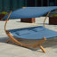 Bre 200cm Long Reclining Double Chaise with Cushions-1533665992