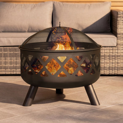 Round Steel Smokeless Fire Pit